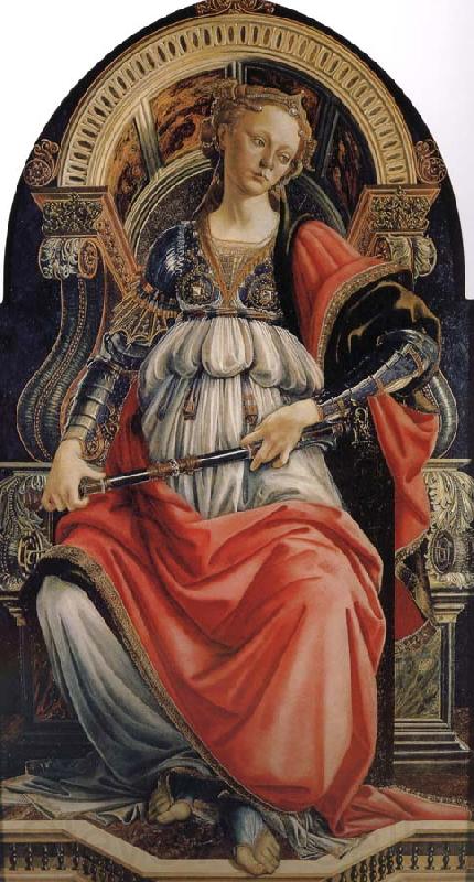 Sandro Botticelli Courage Norge oil painting art